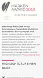 Mobile Screenshot of marken-award.de